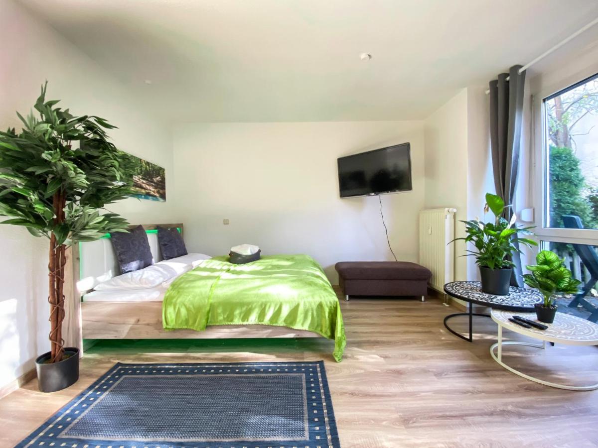 Wohlfuehl-Apartment Mit Kostenfreier Tiefgarage, Wifi & Terrasse Leipzig Buitenkant foto